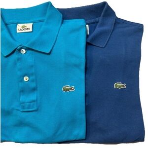 Lot of 2 Lacoste 5 Men’s Polo Shirts  Large